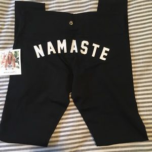 NWT Spiritual Gangster Namaste Practice Leggings